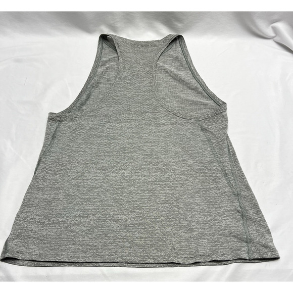 Outdoor Voices Women's Medium Gray Stretch Cropped Racer Back Tank Top - Picture 3 of 5